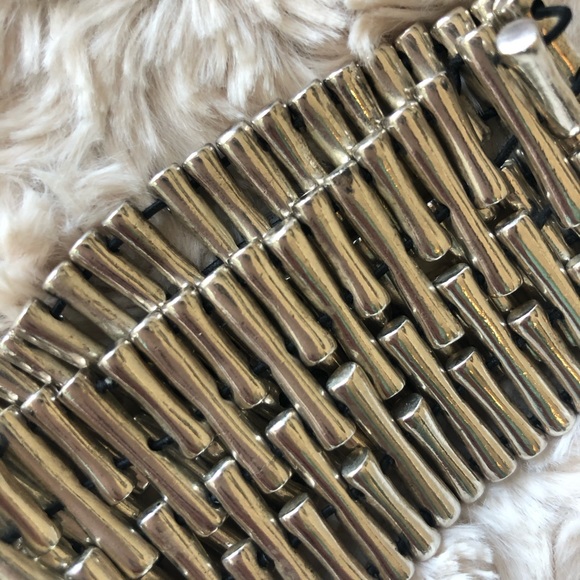 Calvin Klein Silver Tone Stretch Bracelet - Picture 2 of 8